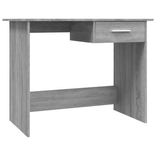 Radni stol boja hrasta sonome 100x50x76 cm konstruirano drvo - Sivi hrast sonoma Cijena