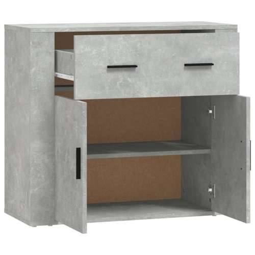 Komoda siva boja betona 80 x 33 x 70 cm od konstruiranog drva - Beton siva 1 Cijena