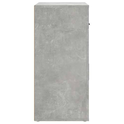 Komoda siva boja betona 80 x 33 x 70 cm od konstruiranog drva - Beton siva 1 Cijena