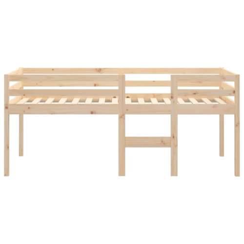Visoki krevet 90 x 200 cm od masivne borovine - Prirodna 90 x 200 cm Cijena