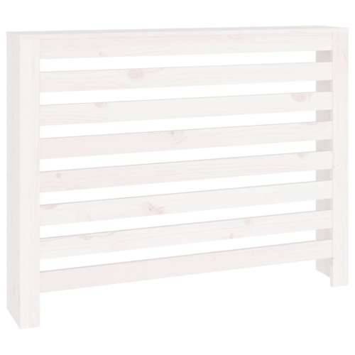 Maska za radijator - Pokrov za radijator bijeli 108,5 x 19 x 84 cm masivna borovina - Bijela 108.5 x 19 x 84 cm 1 Cijena
