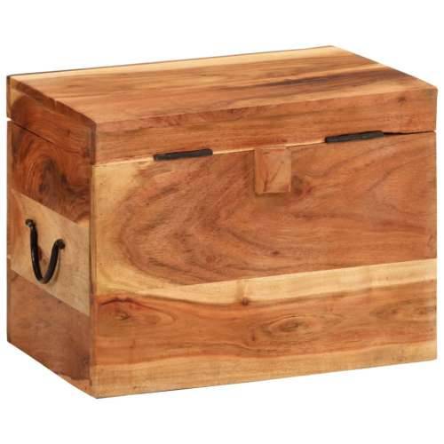 Kutija za pohranu 39 x 28 x 31 cm od masivnog bagremovog drva Cijena