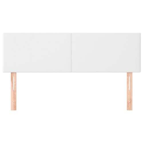 Uzglavlja 2 kom bijela 72 x 5 x 78/88 cm od umjetne kože - Bijela 144 cm 1 Nisko Cijena