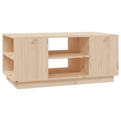 Stolić za kavu 90 x 49 x 40,5 cm od masivne borovine - Prirodna 1 Cijena