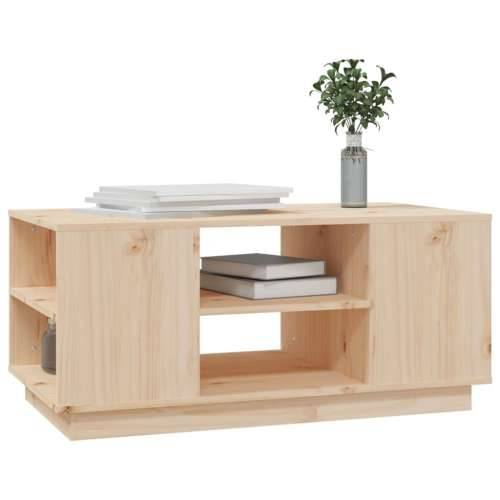 Stolić za kavu 90 x 49 x 40,5 cm od masivne borovine - Prirodna 1 Cijena