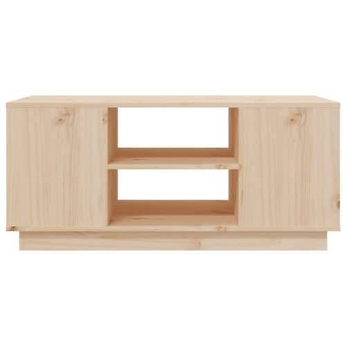 Stolić za kavu 90 x 49 x 40,5 cm od masivne borovine - Prirodna 1 Cijena