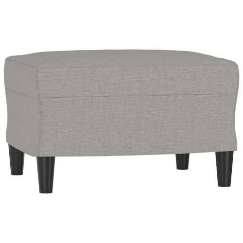 Tabure svjetlosivi 60 x 50 x 41 cm od tkanine - Svjetlosiva 60 x 50 x 41 cm 1 Cijena