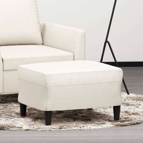 Tabure krem 60 x 50 x 41 cm od umjetne kože - Krema 60 x 50 x 41 cm 1 Cijena