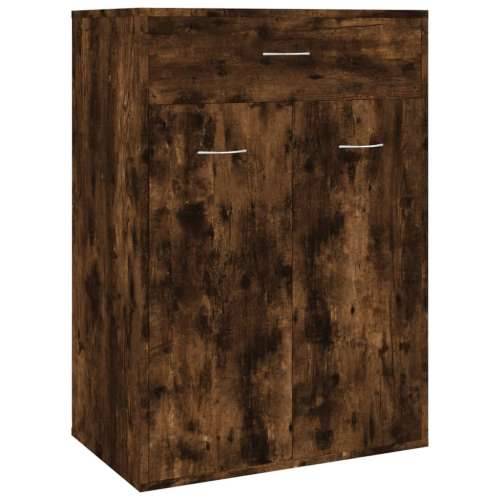 Ormarić za cipele boja hrasta 60 x 35 x 84 cm konstruirano drvo - Dimljeni hrast 1 Cijena
