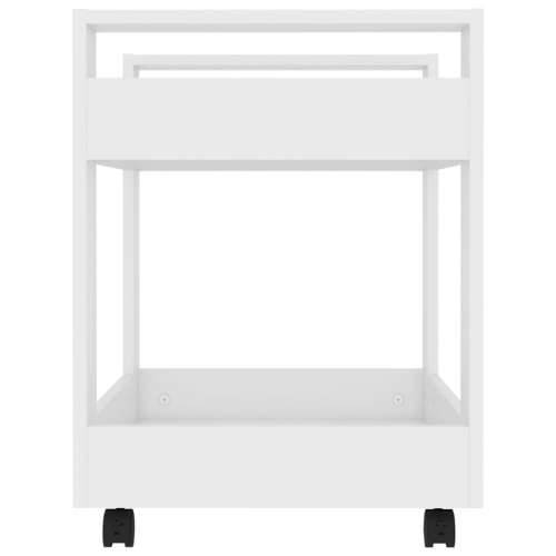 Kolica za radni stol bijela 60x45x60 cm od konstruiranog drva Cijena