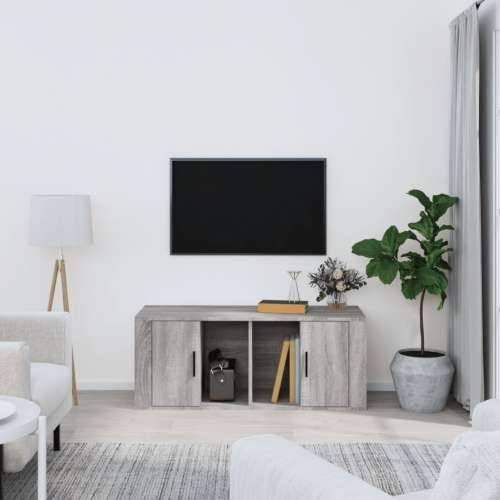 TV ormarić boja hrasta sonome 100x35x40 cm konstruirano drvo - Sivi hrast sonoma 1 Cijena