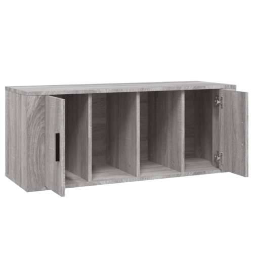 TV ormarić boja hrasta sonome 100x35x40 cm konstruirano drvo - Sivi hrast sonoma 1 Cijena