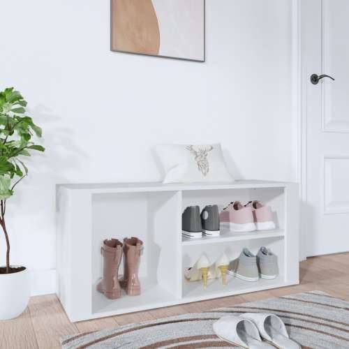 Ormarić za cipele bijeli 100 x 35 x 45 cm od konstruiranog drva - Bijela 1 Cijena
