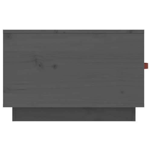 Stolić za kavu sivi 60 x 53 x 35 cm od masivne borovine - Siva 1 Cijena