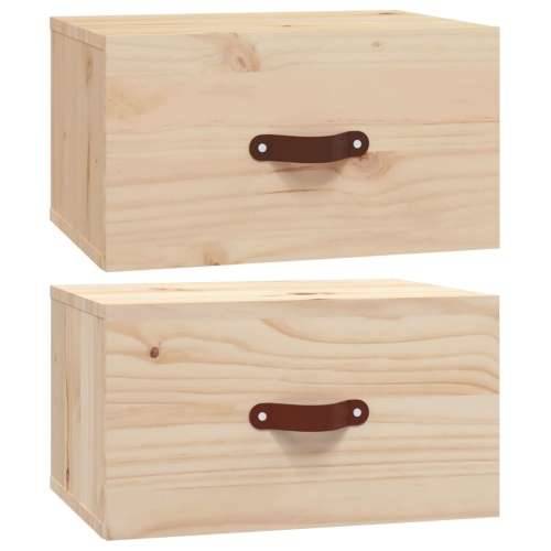 Zidni noćni ormarići 2 kom 40 x 29,5 x 22 cm - Prirodna 2 1 Cijena