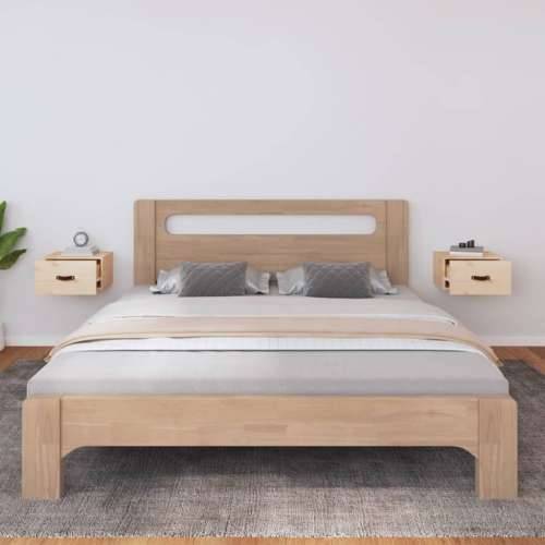 Zidni noćni ormarići 2 kom 40 x 29,5 x 22 cm - Prirodna 2 1 Cijena