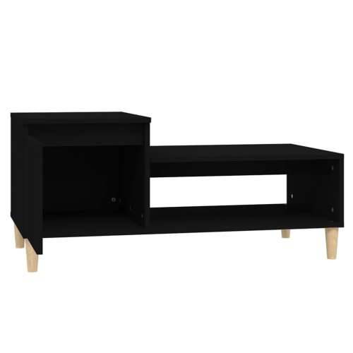Stolić za kavu crni 100 x 50 x 45 cm od konstruiranog drva - Crna 1 Cijena