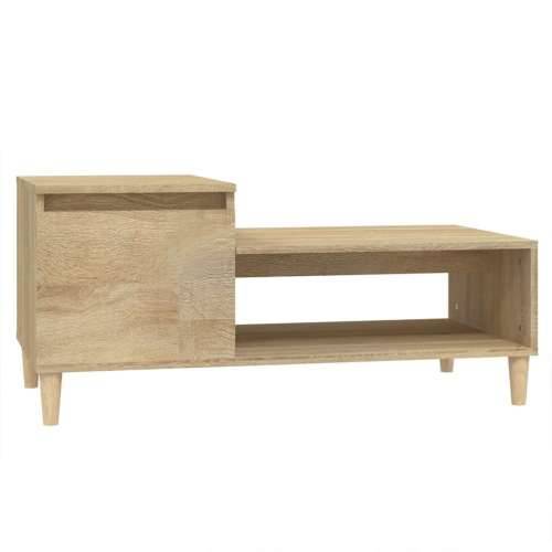 Stolić za kavu boja hrasta 100 x 50 x 45 cm konstruirano drvo - sonoma hrast 1 Cijena