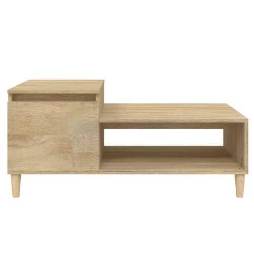 Stolić za kavu boja hrasta 100 x 50 x 45 cm konstruirano drvo - sonoma hrast 1 Cijena