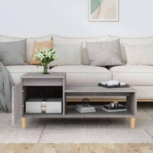 Stolić za kavu boja sivog hrasta 100x50x45 cm konstruirano drvo - Sivi hrast sonoma 1 Cijena