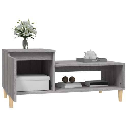 Stolić za kavu boja sivog hrasta 100x50x45 cm konstruirano drvo - Sivi hrast sonoma 1 Cijena