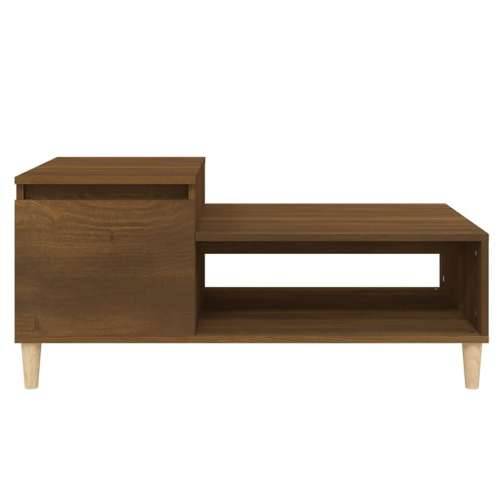 Stolić za kavu boja hrasta 100 x 50 x 45 cm konstruirano drvo - Smeđi hrast 1 Cijena