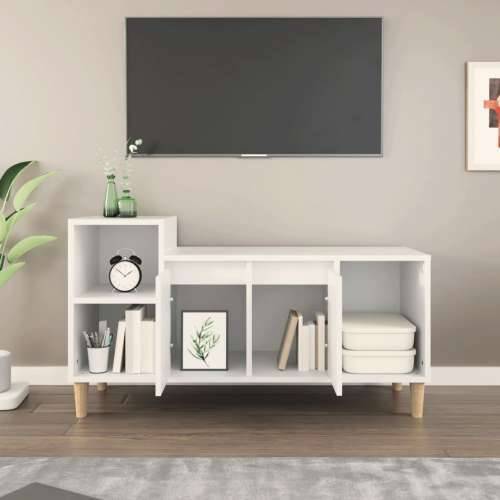 TV ormarić bijeli 100 x 35 x 55 cm od konstruiranog drva - Bijela 1 Cijena