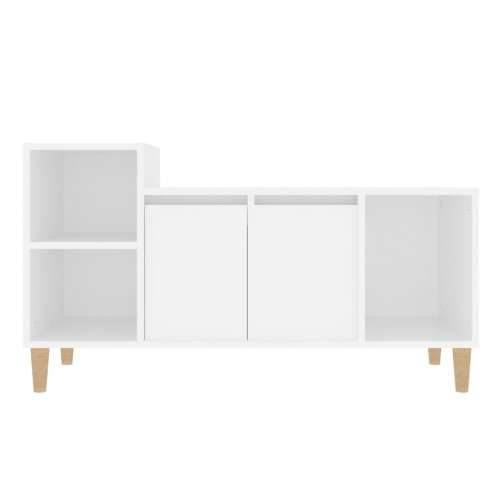 TV ormarić bijeli 100 x 35 x 55 cm od konstruiranog drva - Bijela 1 Cijena