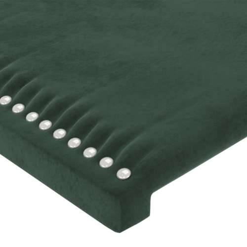Uzglavlja 4 kom tamnozeleni 80x5x78/88 cm baršunasta - Tamnozelena 160 cm 1 Visoko Cijena