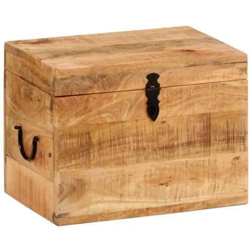 Kutija za pohranu 39 x 28 x 31 cm od masivnog drva manga - 1 masivno drvo manga Cijena