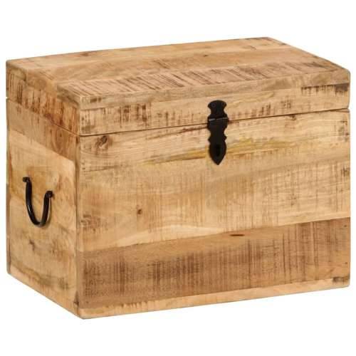 Kutija za pohranu 39 x 28 x 31 cm od masivnog drva manga - 1 masivno drvo manga Cijena