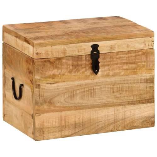 Kutija za pohranu 39 x 28 x 31 cm od masivnog drva manga - 1 masivno drvo manga Cijena