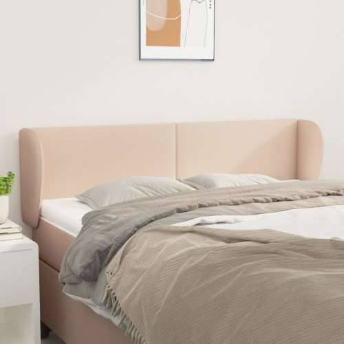 Uzglavlje s ušima boja cappuccina 147x23x78/88 cm umjetna koža - Boja cappuccina 147 x 23 x 78/88 cm 1 Cijena