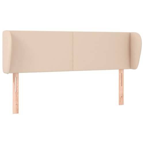 Uzglavlje s ušima boja cappuccina 147x23x78/88 cm umjetna koža - Boja cappuccina 147 x 23 x 78/88 cm 1 Cijena