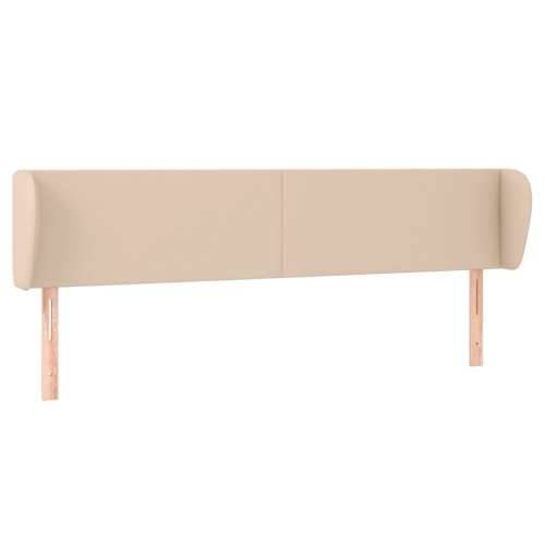 Uzglavlje s ušima boja cappuccina 163x23x78/88 cm umjetna koža - Boja cappuccina 163 x 23 x 78/88 cm 1 Cijena