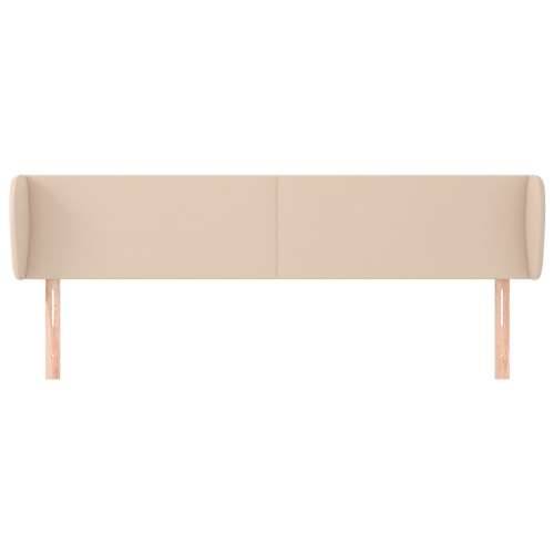 Uzglavlje s ušima boja cappuccina 163x23x78/88 cm umjetna koža - Boja cappuccina 163 x 23 x 78/88 cm 1 Cijena