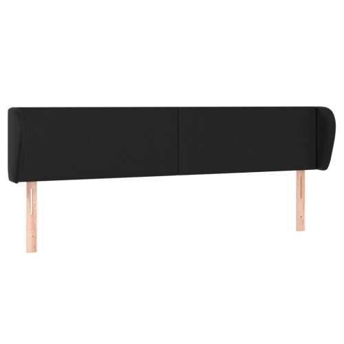 Uzglavlje s ušima crno 203x23x78/88 cm od umjetne kože - Crna 203 x 23 x 78/88 cm 1 Cijena