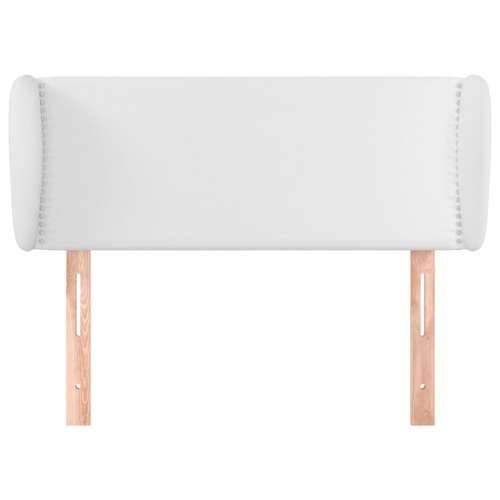 Uzglavlje s ušima bijelo 93x23x78/88 cm od umjetne kože - Bijela 93 x 23 x 78/88 cm 1 Cijena