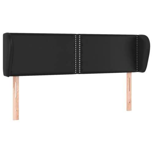 Uzglavlje s ušima crno 147x23x78/88 cm od umjetne kože - Crna 147 x 23 x 78/88 cm 1 Cijena