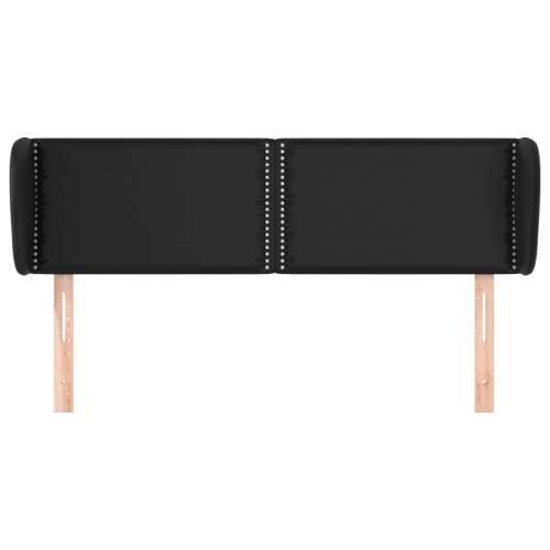 Uzglavlje s ušima crno 147x23x78/88 cm od umjetne kože - Crna 147 x 23 x 78/88 cm 1 Cijena