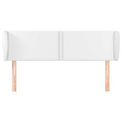 Uzglavlje s ušima bijelo 147x23x78/88 cm od umjetne kože - Bijela 147 x 23 x 78/88 cm 1 Cijena