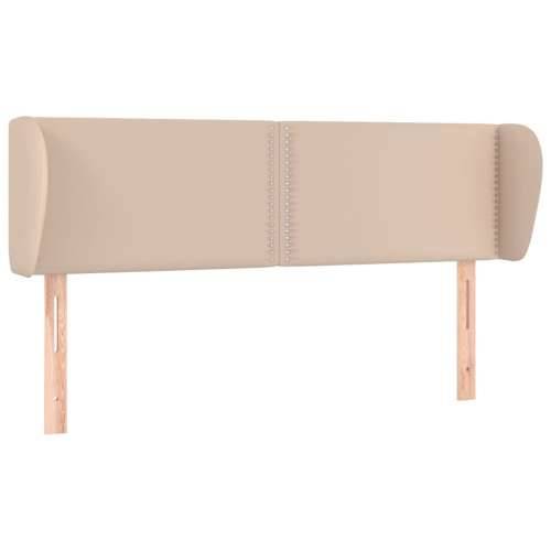 Uzglavlje s ušima boja cappuccina 147x23x78/88 cm umjetna koža - Boja cappuccina 147 x 23 x 78/88 cm 1 Cijena