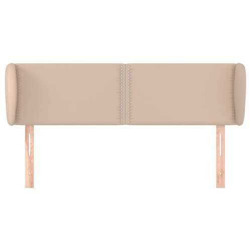 Uzglavlje s ušima boja cappuccina 147x23x78/88 cm umjetna koža - Boja cappuccina 147 x 23 x 78/88 cm 1 Cijena