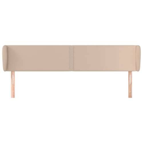 Uzglavlje s ušima boja cappuccina 183x23x78/88 cm umjetna koža - Boja cappuccina 183 x 23 x 78/88 cm 1 Cijena