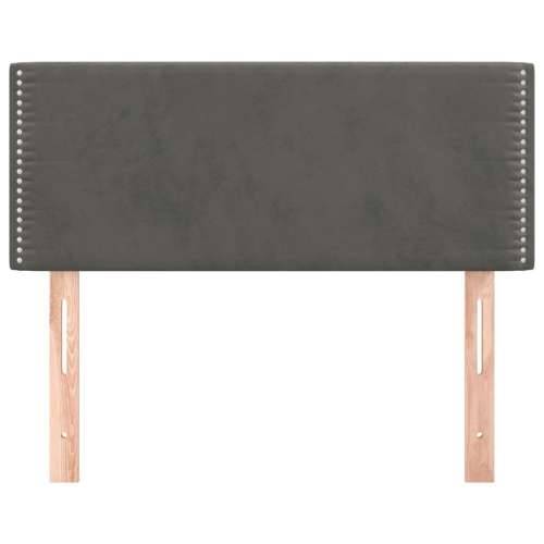 Uzglavlje tamnosivo 80 x 5 x 78/88 cm baršunasto - Tamno siva 80 cm 1 Nisko Cijena