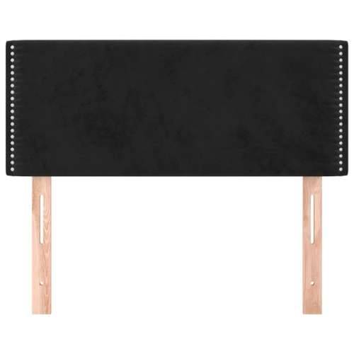 Uzglavlje crno 90x5x78/88 cm baršunasto - Crna 90 cm 1 Nisko Cijena