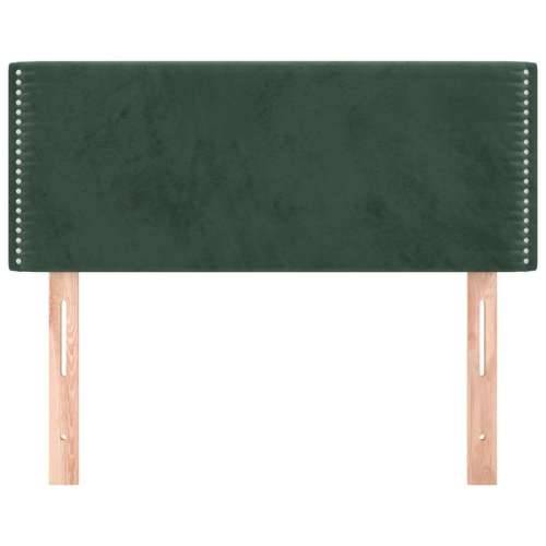 Uzglavlje tamnozeleno 90x5x78/88 cm baršunasto - Tamnozelena 90 cm 1 Nisko Cijena