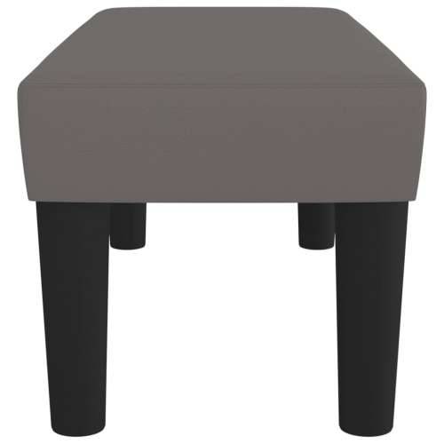 Klupa siva 70 x 30 x 30 cm od umjetne kože - Siva 70 x 30 x 30 cm Cijena