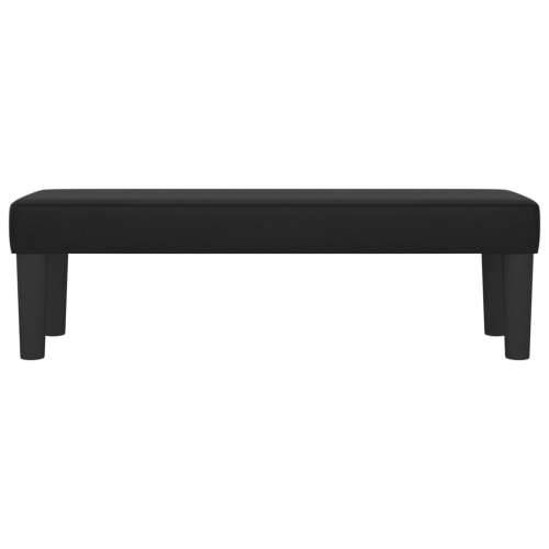 Klupa crna 100x30x30 cm od umjetne kože - Crna 100 x 30 x 30 cm Cijena