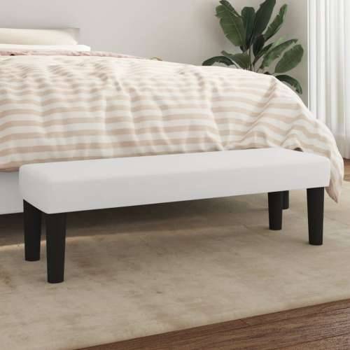 Klupa bijeli 100x30x30 cm od umjetne kože - Bijela 100 x 30 x 30 cm Cijena